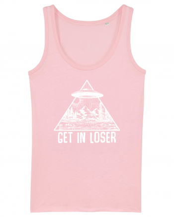 Get In Loser Alien Abduction Conspiracy Cotton Pink