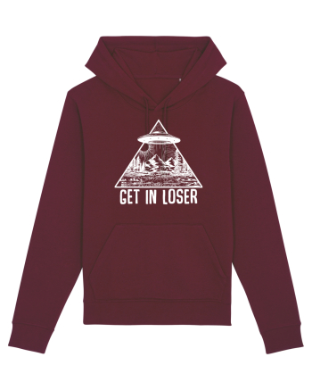 Get In Loser Alien Abduction Conspiracy Burgundy