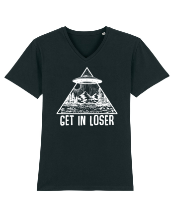 Get In Loser Alien Abduction Conspiracy Black
