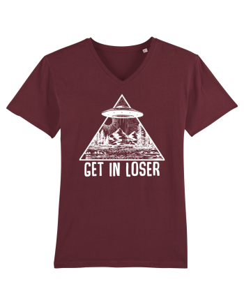 Get In Loser Alien Abduction Conspiracy Burgundy