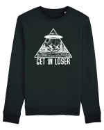 Get In Loser Alien Abduction Conspiracy Bluză mânecă lungă Unisex Rise