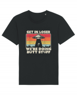 Get In Loser Alien UFO Tricou mânecă scurtă Unisex Rocker