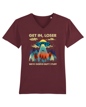 Get In Loser Alien UFO Burgundy
