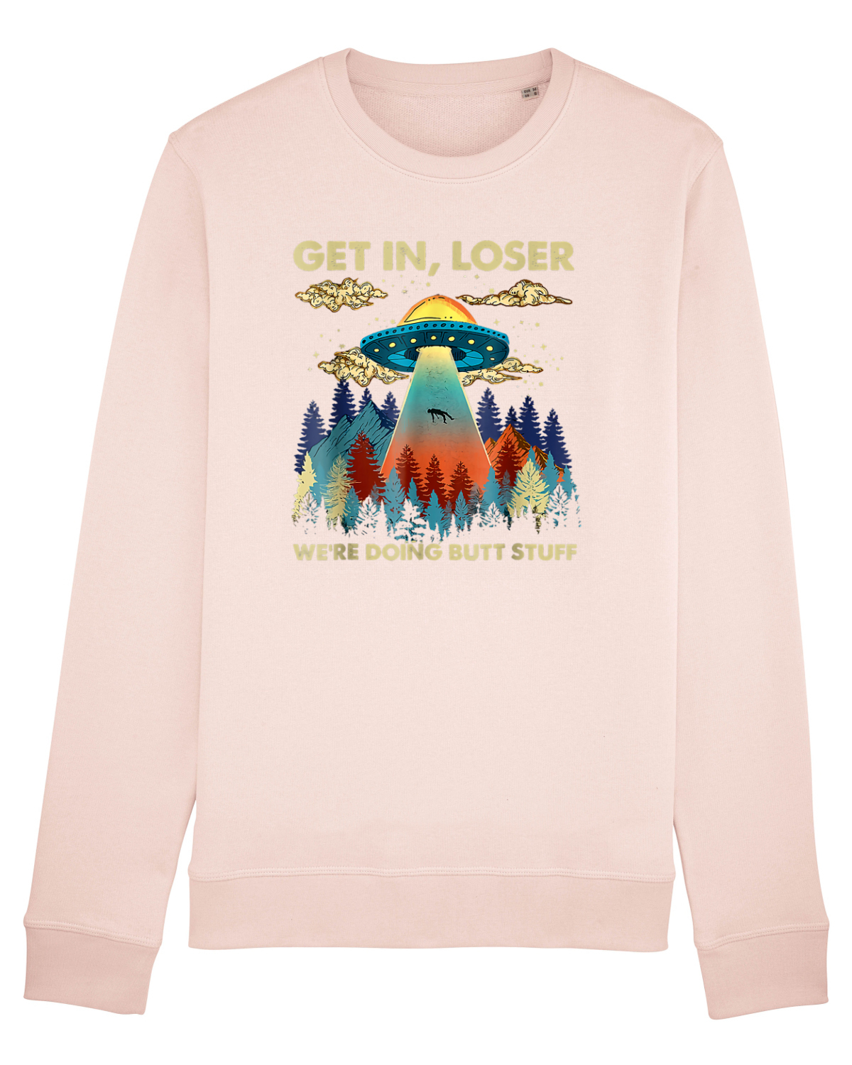 Bluză mânecă lungă Unisex Rise Candy Pink