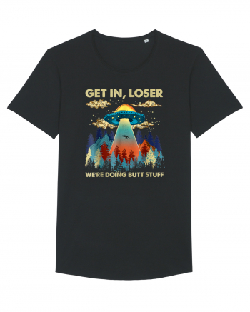 Get In Loser Alien UFO Black