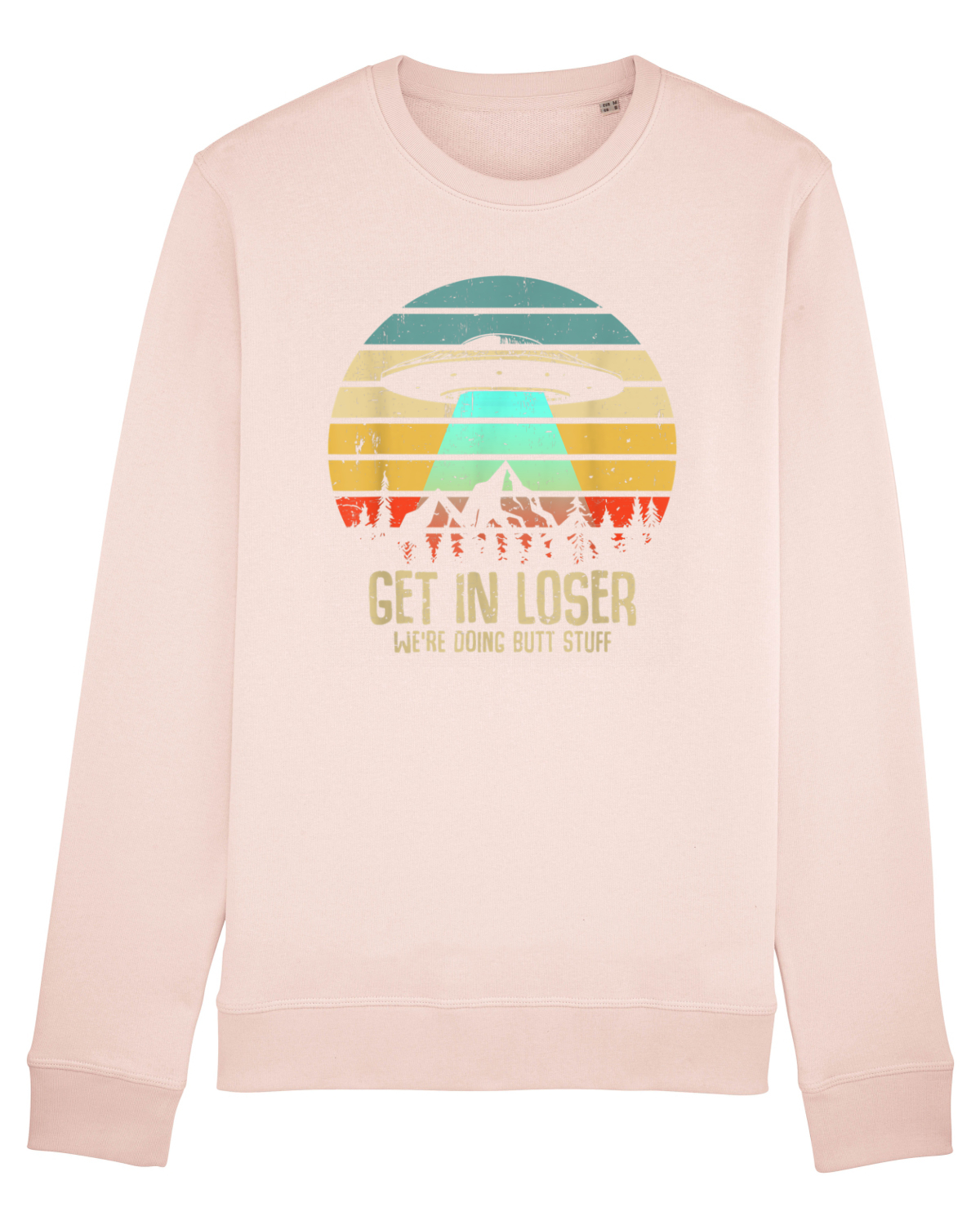 Bluză mânecă lungă Unisex Rise Candy Pink