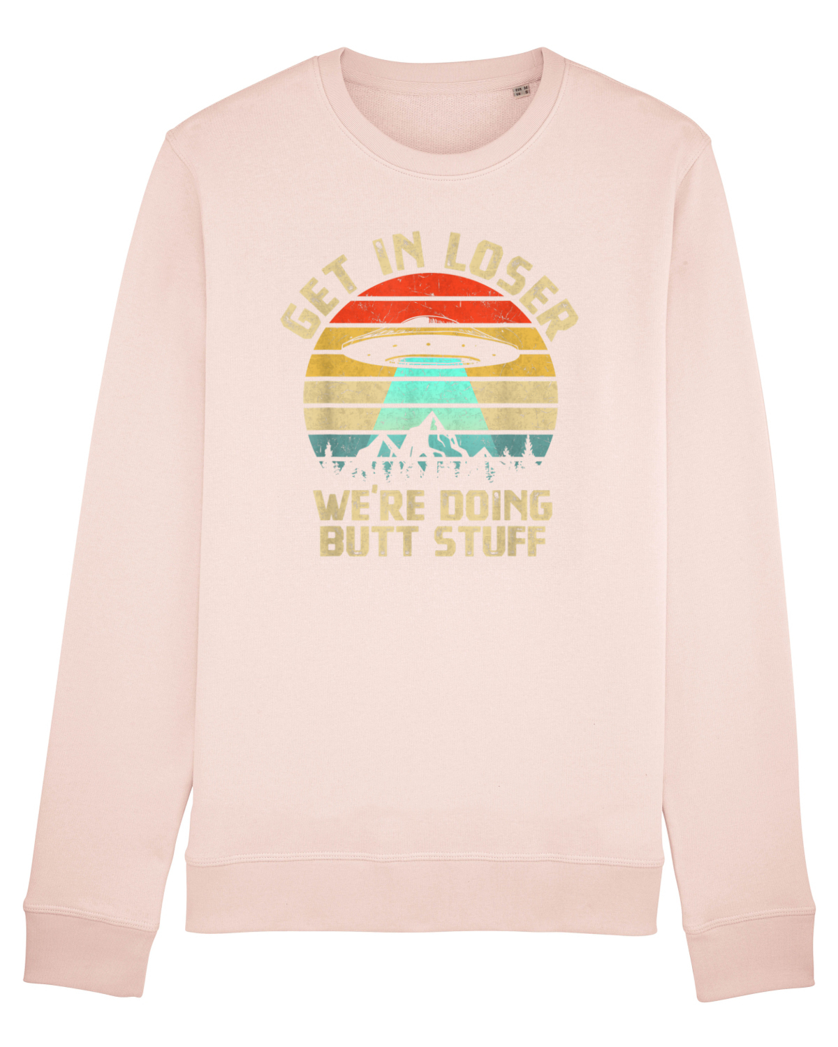 Bluză mânecă lungă Unisex Rise Candy Pink