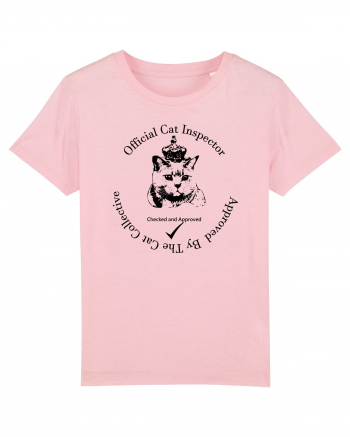 Cat Inspector Cotton Pink