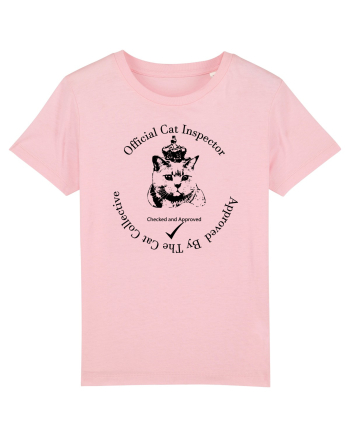 Cat Inspector Cotton Pink