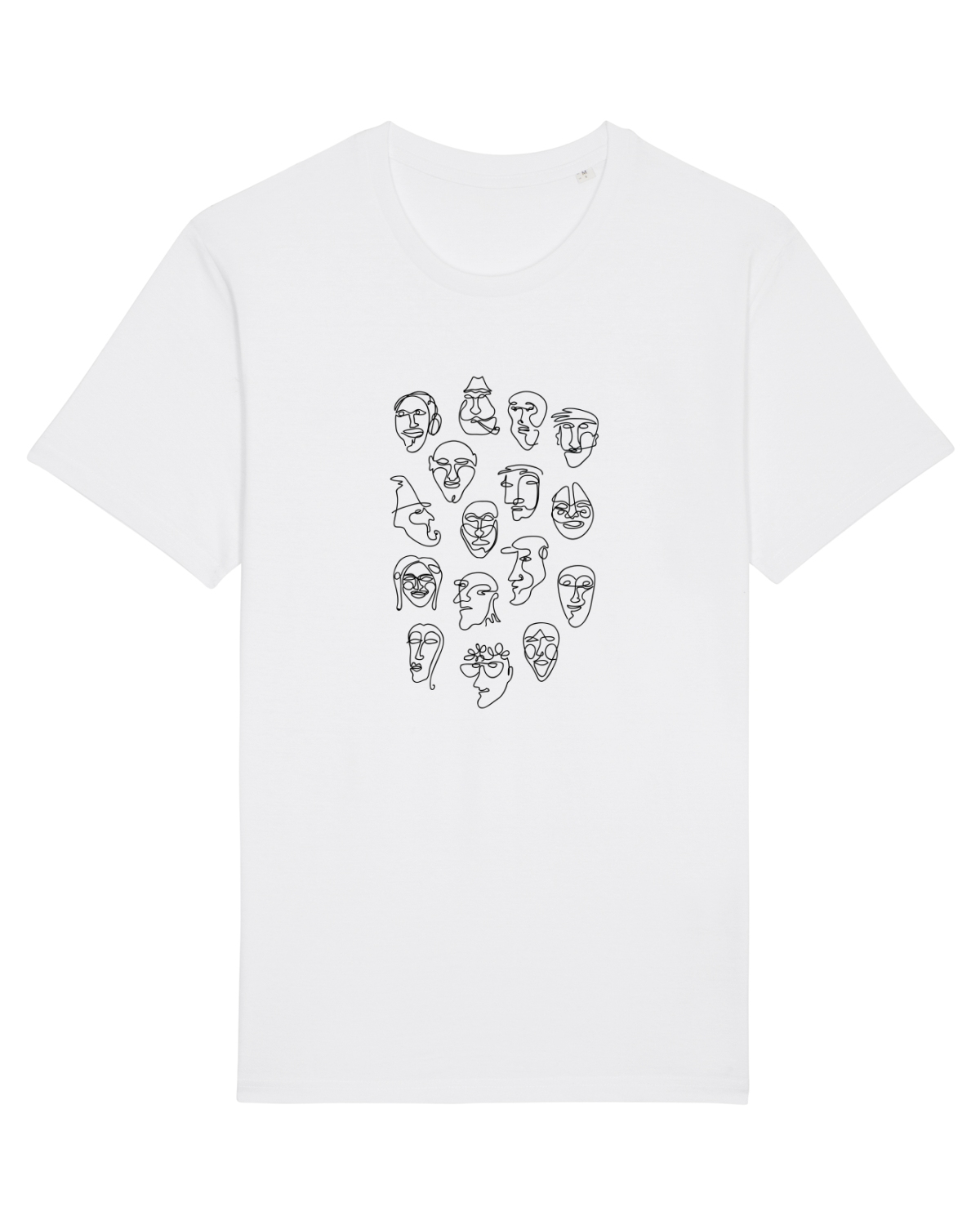Tricou mânecă scurtă Unisex Rocker White