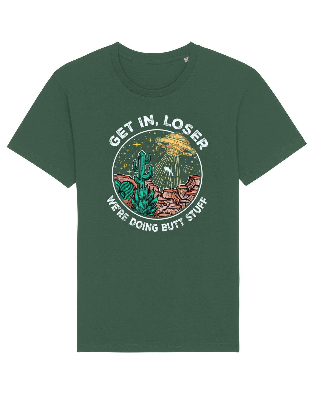 Tricou mânecă scurtă Unisex Rocker Bottle Green