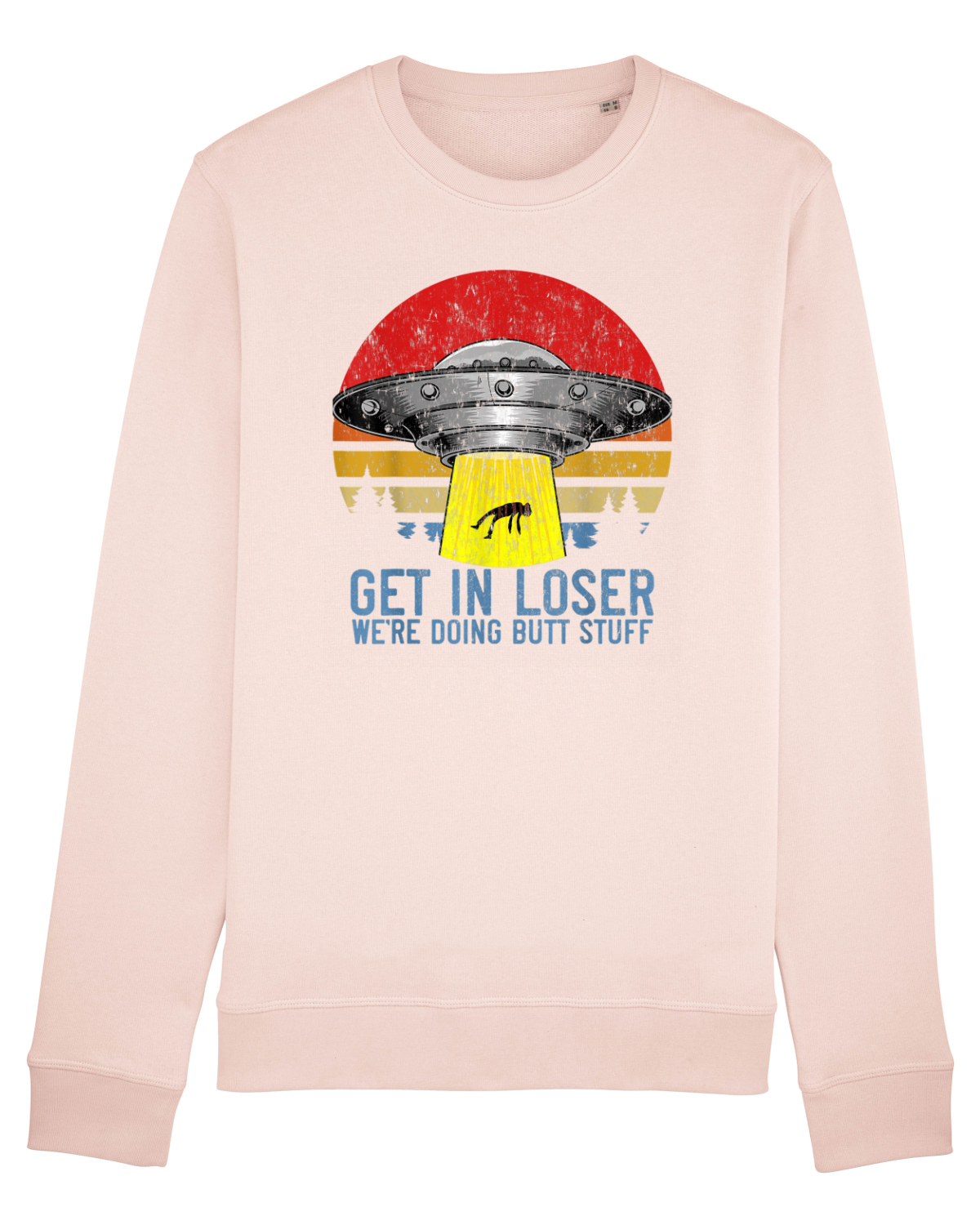 Bluză mânecă lungă Unisex Rise Candy Pink