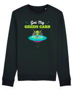 Got my Green Card Immigration Alien Bluză mânecă lungă Unisex Rise