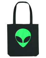 Green Alien Head 90s Style Sacoșă textilă