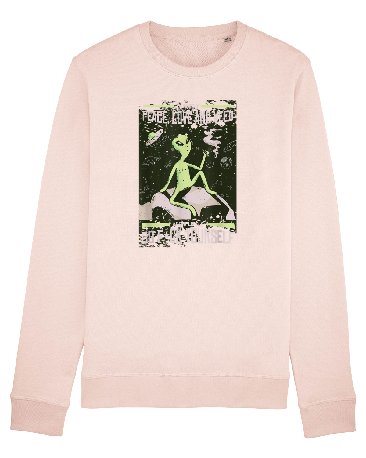 Bluză mânecă lungă Unisex Rise Candy Pink