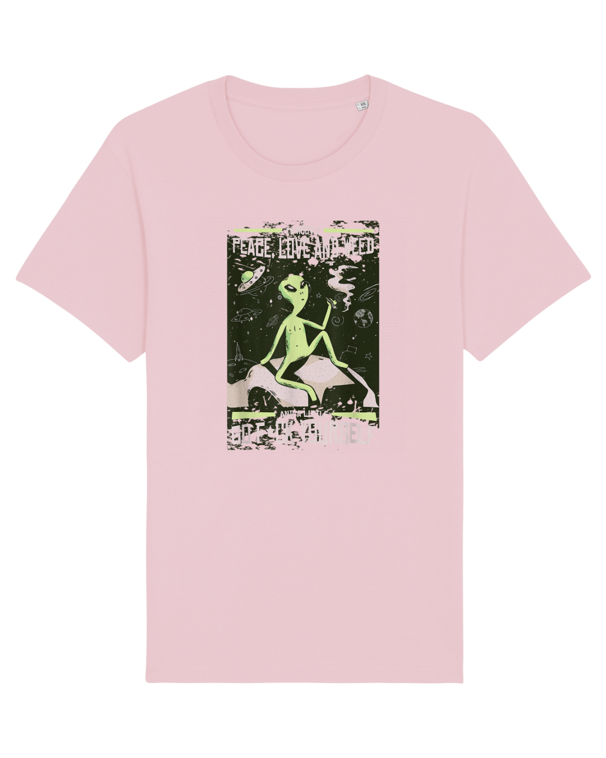 Tricou mânecă scurtă Unisex Rocker Cotton Pink