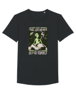 High Alien Stoner Tricou mânecă scurtă guler larg Bărbat Skater