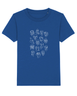 Personaje Din Linie Continuă Tricou mânecă scurtă  Copii Mini Creator