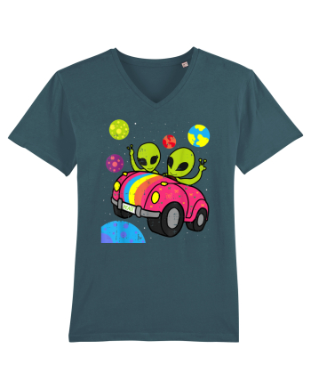 Hippie Alien Space Roadtrip Car Peace Stargazer