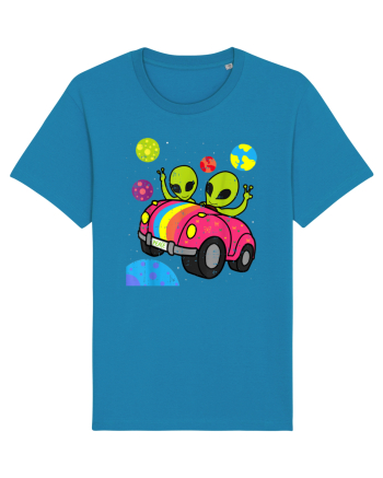 Hippie Alien Space Roadtrip Car Peace Azur