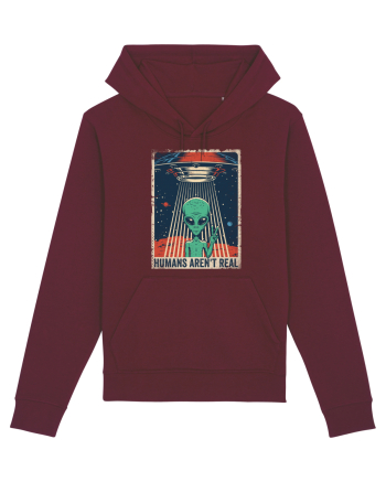 Humans Aren't Real Burgundy