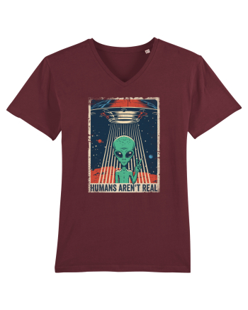 Humans Aren't Real Burgundy