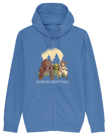 Humans Aren't Real Bright Blue