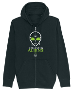 I Believe In Aliens Humor Believe Hanorac cu fermoar Unisex Connector