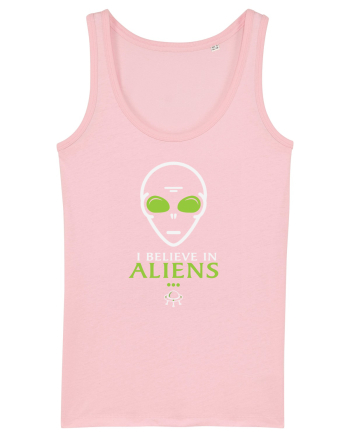 I Believe In Aliens Humor Believe Cotton Pink