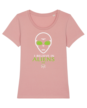 I Believe In Aliens Humor Believe Canyon Pink