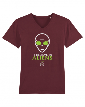 I Believe In Aliens Humor Believe Burgundy