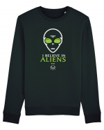 I Believe In Aliens Humor Believe Bluză mânecă lungă Unisex Rise