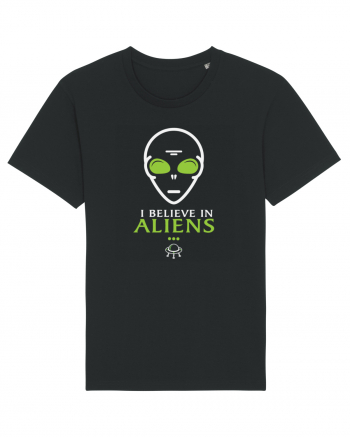 I Believe In Aliens Humor Believe Black