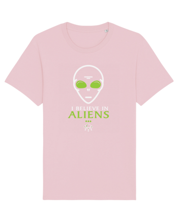 I Believe In Aliens Humor Believe Cotton Pink