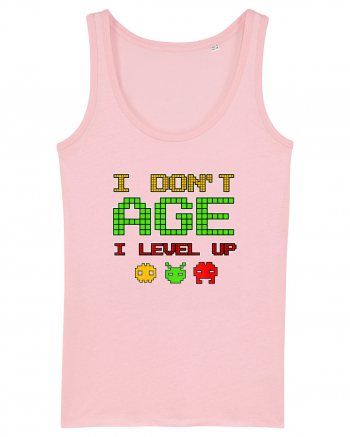 I Don't Age I Level Up Old Gamer Cotton Pink