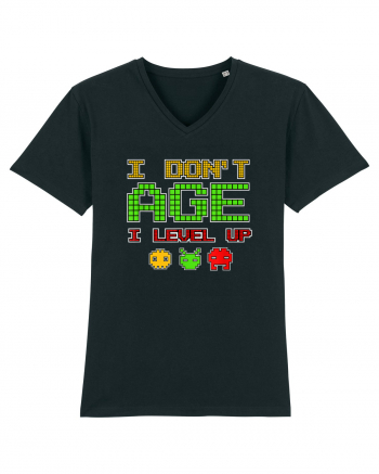 I Don't Age I Level Up Old Gamer Black