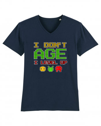 I Don't Age I Level Up Old Gamer French Navy