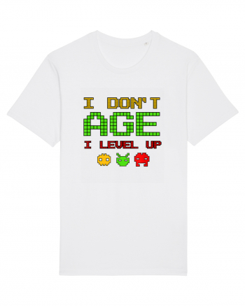 I Don't Age I Level Up Old Gamer White
