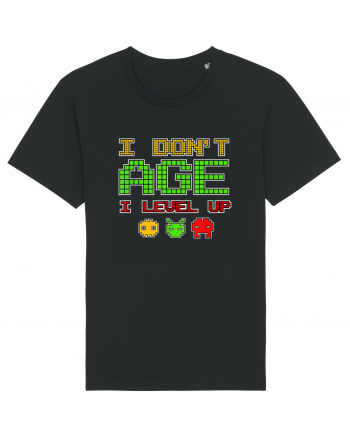 I Don't Age I Level Up Old Gamer Black