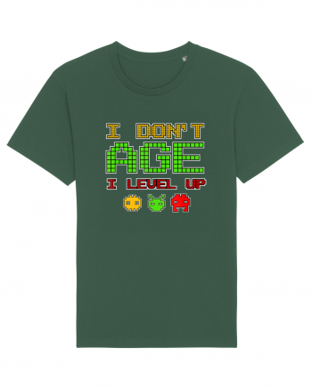I Don't Age I Level Up Old Gamer Bottle Green