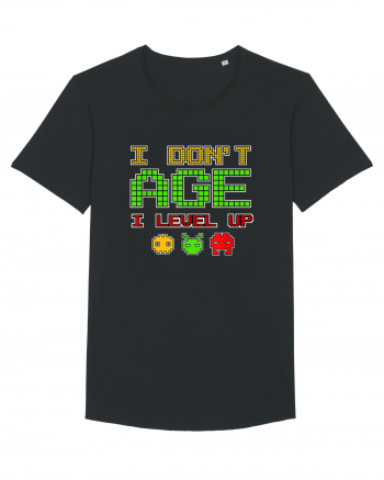 I Don't Age I Level Up Old Gamer Black
