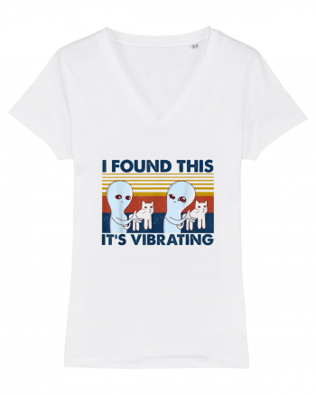 I Found This It's Vibrating Alien Vintage White