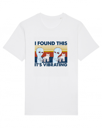 I Found This It's Vibrating Alien Vintage White