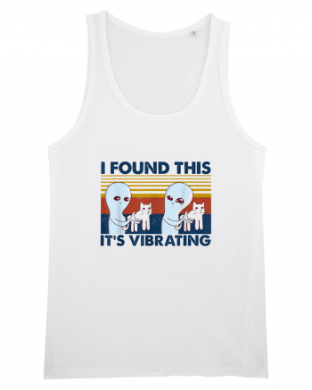 I Found This It's Vibrating Alien Vintage White