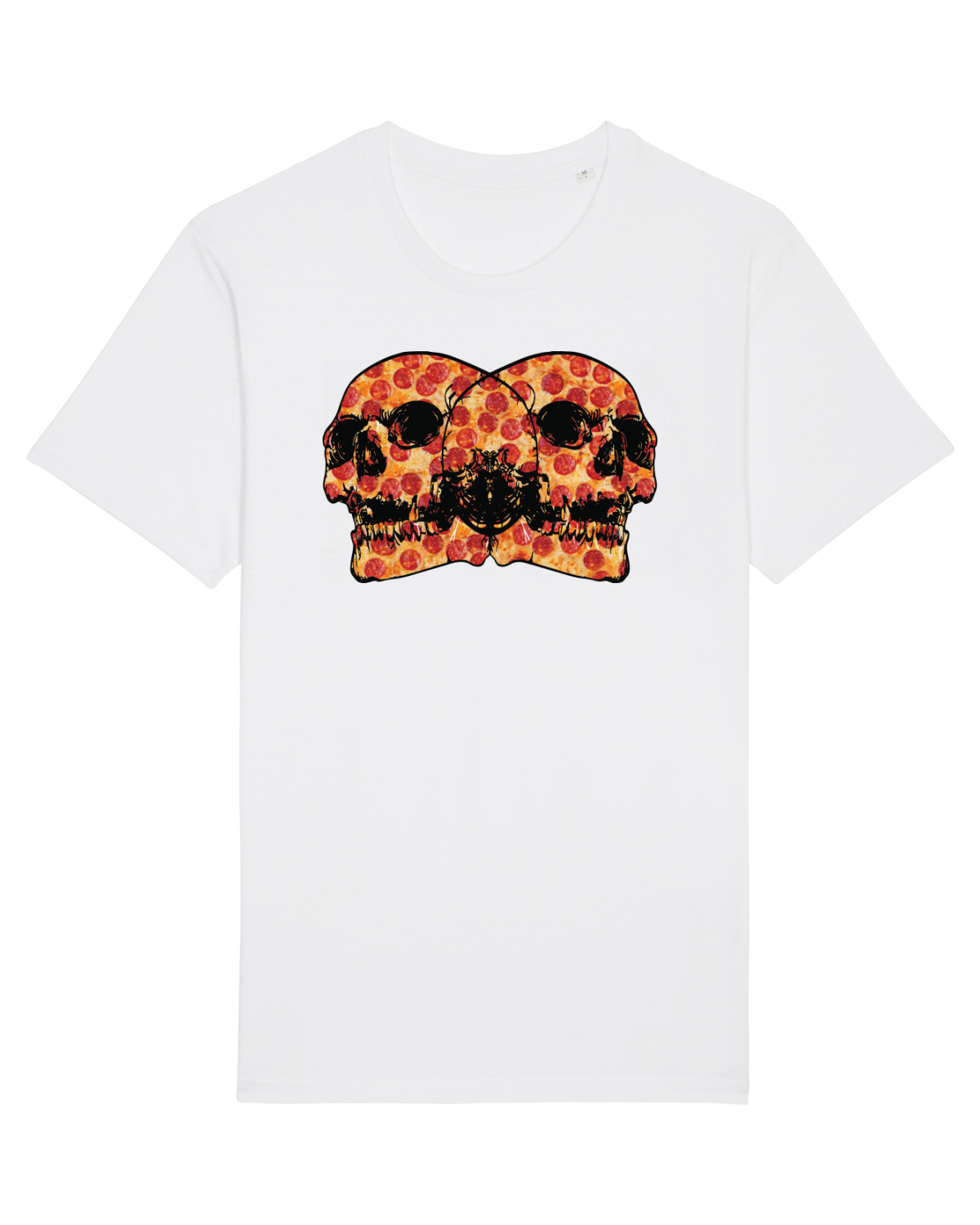 Tricou mânecă scurtă Unisex Rocker White