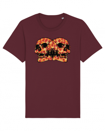 Pizza Skulls  Burgundy