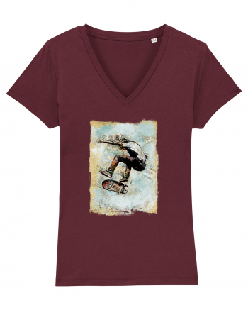 Skater Jump Burgundy