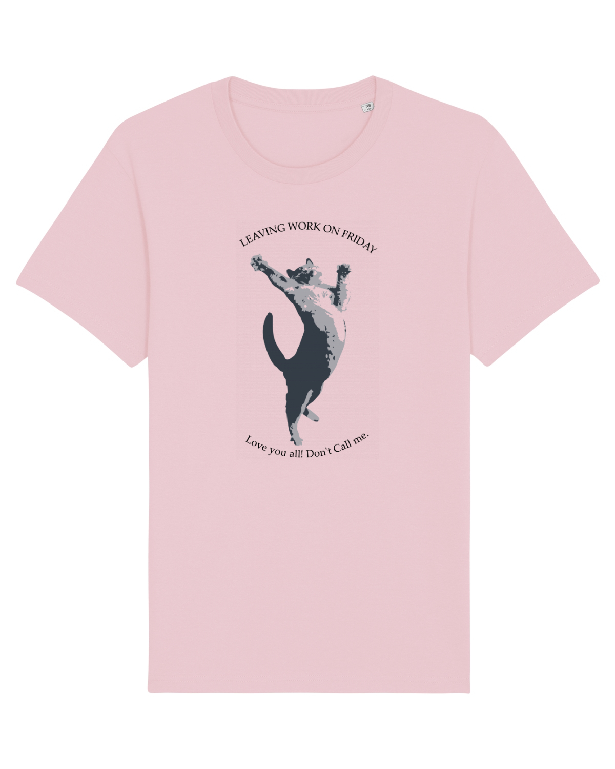 Tricou mânecă scurtă Unisex Rocker Cotton Pink