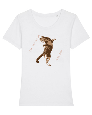 Cat Fu Fighting White