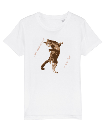 Cat Fu Fighting White